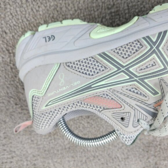 Asics Gel-Venture 8 Womens Size 6 Running Shoes Low Top Sneakers Gray 1012B - Picture 5 of 11